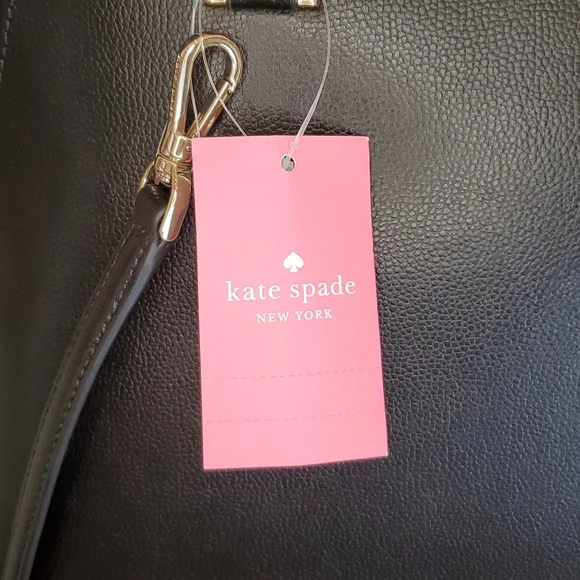 🎉HP🎉! Kate Spade ♥️NWT♥️ Medium Black Dome Satchel! - Picture 9 of 16